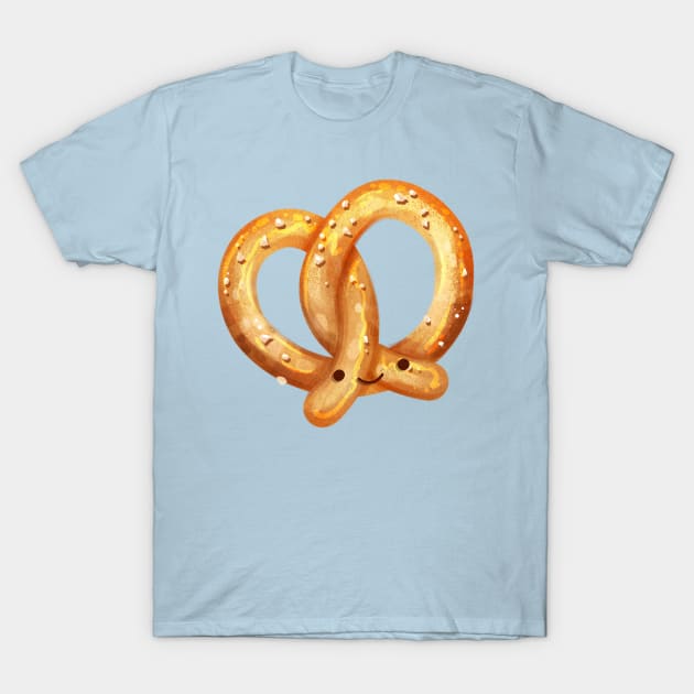 Soft Salted Pretzel T-Shirt by Claire Lin